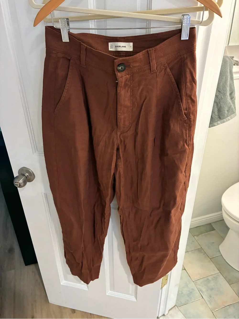 Everywhere pant in stretch linen